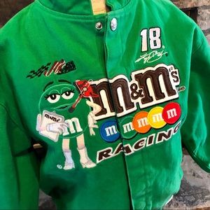 Green Mms Nascar Racing Jacket Girls 